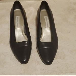 Black high heel shoes